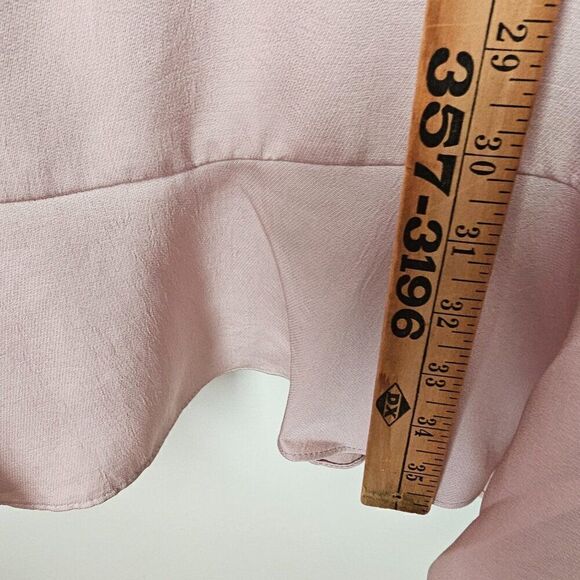 NWT EXPRESS LIGHT PINK TIE SHOULDER TANK DRESS TIERED RUFFLED HEM SIZE XL - Picture 16 of 16